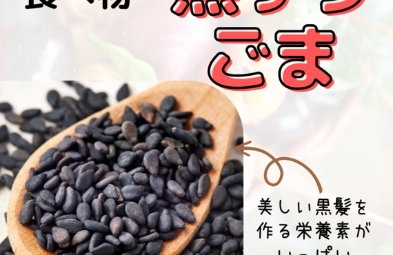 黒ゴマの力で美しい髪を手に入れる！セサミンと鉄分の秘密｜仙台市若林区にある大人女性の美容室kagura